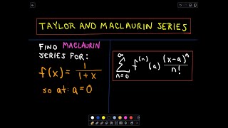 📚 Maclaurin Series for 11  x – StepbyStep Example 📚 [upl. by Ttevi939]