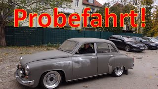 17 Probefahrt aber nicht ohne Probleme natürlich  Wartburg 312 [upl. by Lizette]