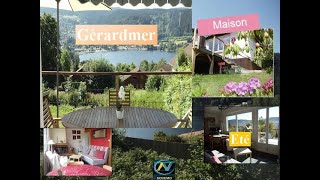 Location Vacances Maison Gérardmer 88 1 ch 4 Pers Vue lac Été Juillet Août Septembre 2024  Vosges [upl. by Laforge]