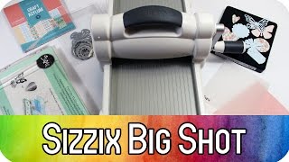 Kurz vorgestellt Sizzix Big Shot Starter Kit  Stanz  und Prägemaschine  kreativbunt [upl. by Sparhawk767]