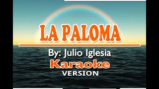 LA PALOMA  Julio Iglesias  KARAOKE Version [upl. by Dimitri]