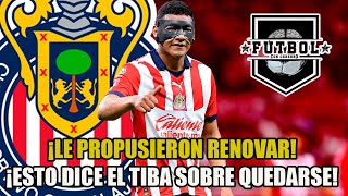 TIBA SEPÚLVEDA ¿RENOVARÁ su CONTRATO con CHIVAS [upl. by Cristoforo]