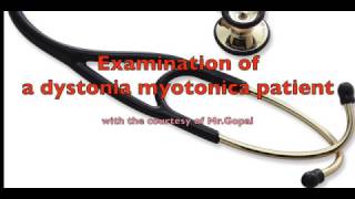 Examination of A Dystrophy Mytonica Patient [upl. by Sakmar48]