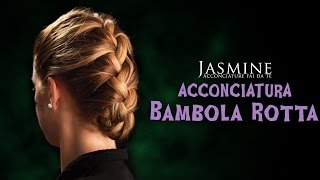 Come fare la treccia alla francese  Come acconciarsi per Halloween  Le Acconciature di Jasmine [upl. by Paulson]