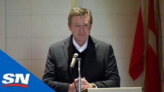 Wayne Gretzky Gives Heartfelt Speech At Walter Gretzkys Funeral [upl. by Ecnarf703]