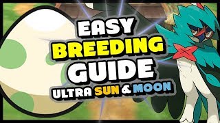 POKEMON ULTRA SUN AND MOON BREEDING GUIDE  How to Breed Perfect IV Pokemon [upl. by Ardeen26]