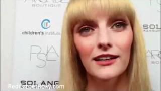 Red Carpet Roxy chats with model Lydia Hearst [upl. by Yeneffit]