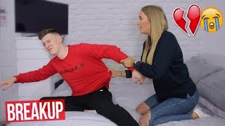 BREAK UP PRANK ON MY GIRLFRIEND GONE WRONG [upl. by Gamali]