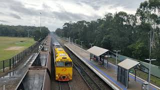 Aurizon ACD6056 and RailFirst CF4428 testing at Metford Hunter valley NSW 872024 [upl. by Akimed]