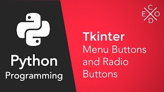 Python and Tkinter Creating Menu Buttons and Radio Buttons [upl. by Udella868]