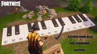 CANCIONES EN EL PIANO DE FORTNITE 1 🎹 [upl. by Kumler]