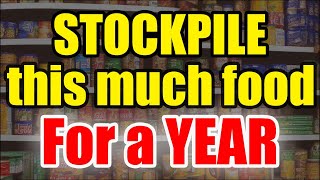 ULTIMATE Guide to the BEST FOOD to STOCKPILE for an Entire YEAR [upl. by Lleryt]