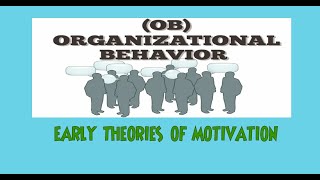 EARLY THEORIES OF MOTIVATION [upl. by Delcine]