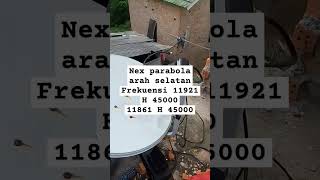 Nex parabola arah selatannexparabola pencaricuan parabolamini [upl. by Akelahs]