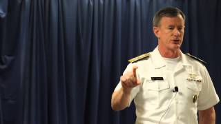 ACC Admiral Mcraven Speech RAW [upl. by Nywles]