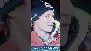 Marco Odermatt Interview Riesentorlauf Schladming 2024 [upl. by Goetz]