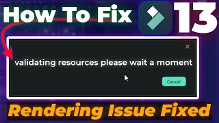 Filmora Validating Resources FIX  validating resources please wait a moment filmora [upl. by Llerdnek]