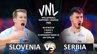 Slovenia vs Serbia  Mens VNL 2023 [upl. by Wilder]