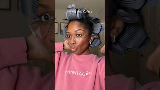 Trying Hot Rollers haircare youtubeshorts shorts [upl. by Saks]