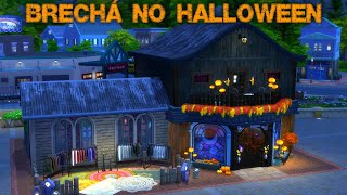 Brechó  Loja de Chá no Halloween Speed Build [upl. by Llennhoj590]