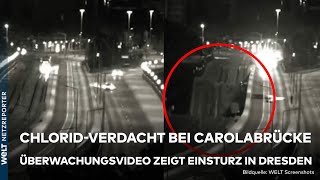 CAROLABRÜCKE ChloridVerdacht Ist das die Ursache für das EinsturzDrama in Dresden [upl. by Eyahsal241]