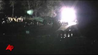 Raw Video Shriver Laid to Rest in Massachusetts [upl. by Halona]