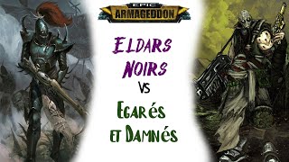 RDB EA 13  Eldars Noirs vs Egarés et Damnés [upl. by Slin]