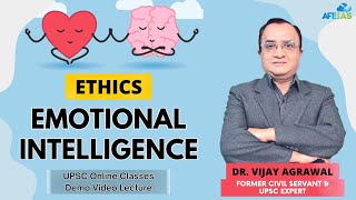 EMOTIONAL INTELLIGENCE HINDI  UPSC ETHICS VIDEO  Dr Vijay Agrawal  Civil Services  AFEIAS [upl. by Yoshi674]