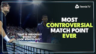 The Most CONTROVERSIAL Match Point Ever  Draper vs AugerAliassime Cincinnati 2024 [upl. by Basso]