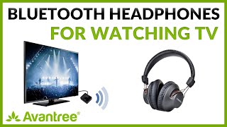 How to Use Avantree HT4189  The Best Bluetooth Transmitter and Headphone set for TV [upl. by Odnomar600]