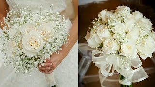 How to Arrange A Bridal Bouquet  DIY wedding bouquet  fresh flower bouquet for wedding [upl. by Tennes]