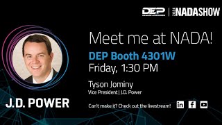 Live Interview with Tyson Jominy at JD Power from DEP NADA 4301W [upl. by Soracco919]