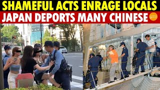 Chinese Shameful Acts Enrage Locals Japan Deports Many With 92 of Japanese Disliking Chinese [upl. by Nenerb140]