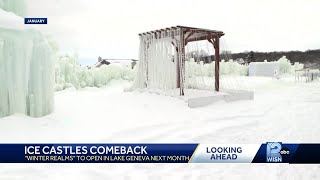 Ice Castles to return to Lake Geneva as more weatherresistant attraction [upl. by Yauqaj25]