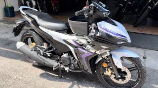 Yamaha Y16ZR 2022  Silver  Purple Walkaround [upl. by Gentille]