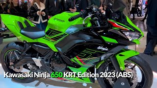 Kawasaki Ninja 650 KRT Edition 2023 ABS Full specs review [upl. by Eelarbed966]