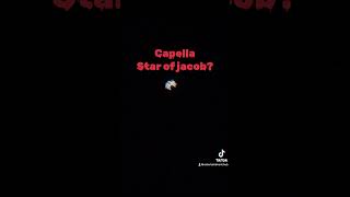 Star of jacob capella stars deepspace auriga constellation nightsky universe starofjacob [upl. by Ellednahs]