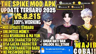 DOWNLOAD The Spike Mod Apk Terbaru v58215  Unlock All Character SSS amp Unlimited Volleyball [upl. by Hoye]