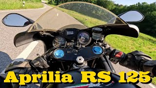 Aprilia RS 125 MP  Two Stroke Sound  Onboard  Giannelli  4k 60fps [upl. by Ashwell]