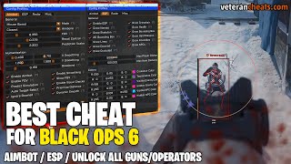 New BO6 CheatsHacks  UNLOCK ALL AIMBOT ESP  Veterancheatscom [upl. by Ainatnas]