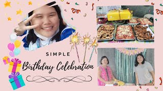 Simple Birthday Celebration 🎂 🎈 2023 [upl. by Tabbi]