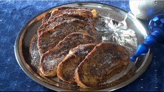 Rabanadas  Portuguese style French Toast [upl. by Thgirw]