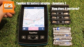 AA battery adapter  TwoNav Aventura 2 Plus  how does it perform [upl. by Vizza]