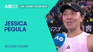 Jessica Pegula OnCourt Interview  Australian Open 2023 Second Round [upl. by Edea]