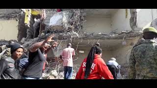 DEMOLISHED HOUSES ALONG RIPARIAN BUFFER NAIROBI RIVER [upl. by Kram]