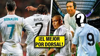 ¡EL MEJOR JUGADOR EN HABER USADO CADA DORSAL en la HISTORIA del REAL MADRID ¡¿QUIÉN ES EL MEJOR 7 [upl. by Attenra934]