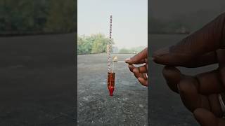 Matchstick Amazing Diwali Rocket Experiment shortsfeed experiment shortvideo [upl. by Almire466]