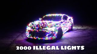 I WRAP MY CAMARO IN 2000 CHRISTMAS LIGHTS…… [upl. by Kruter]