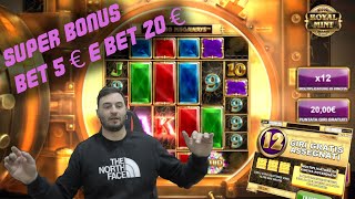 ⚫ SLOT ONLINE ITA  SBLOCCO SUPER BONUS ALLA ROYAL MINT🥇 A BET 5€ E 20€ [upl. by Girhiny595]