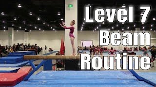 Emersyn Level 7 Balance Beam Routine at Pikes Peak Cup 2023  Colorado Aerials [upl. by Hashimoto]